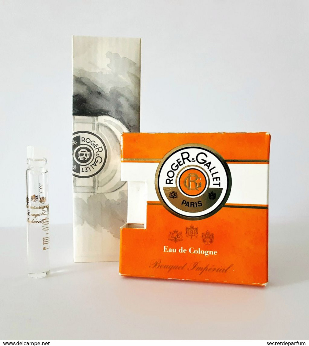 échantillons De Parfum  Tubes ROGER & GALLET  BOUQUET IMPERIAL  EDC  2 Ml MOITIE PLEINE - Muestras De Perfumes (testers)