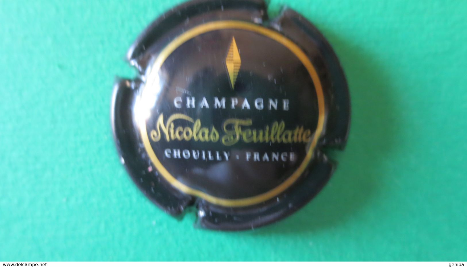 CAPSULE CHAMPAGNE Nicolas FEUILLATTE Noir Et Or - Feuillate