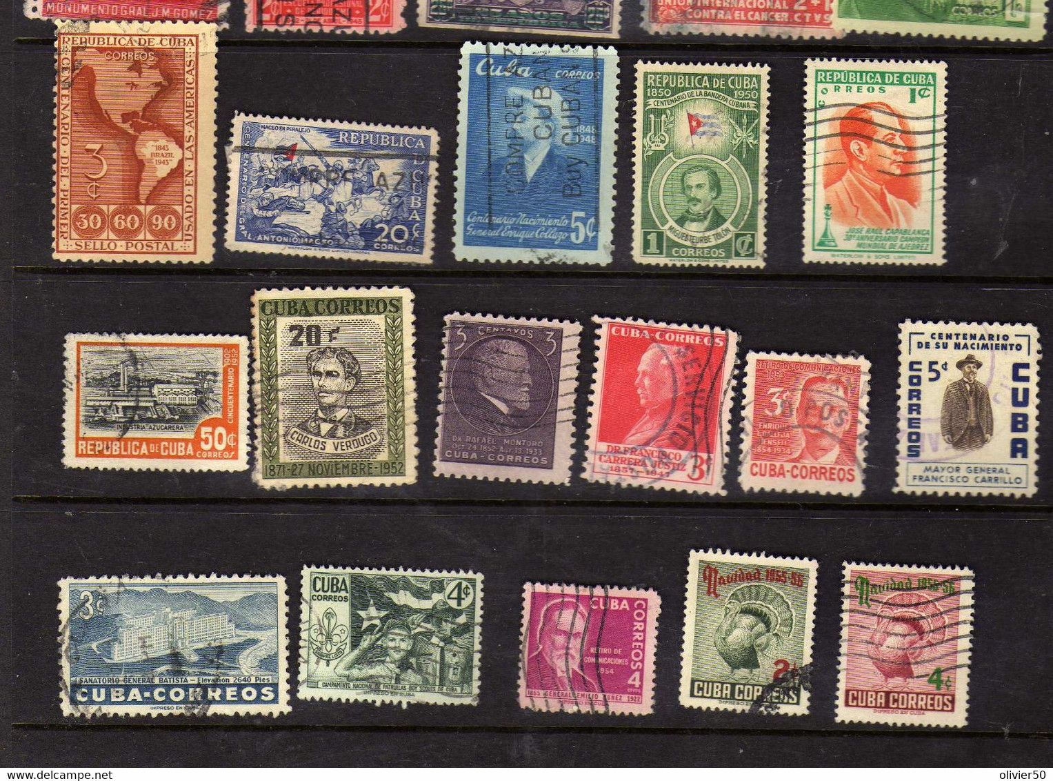 Cuba  - Celebrites - Noel - Evenements  - Obliteres - Used Stamps