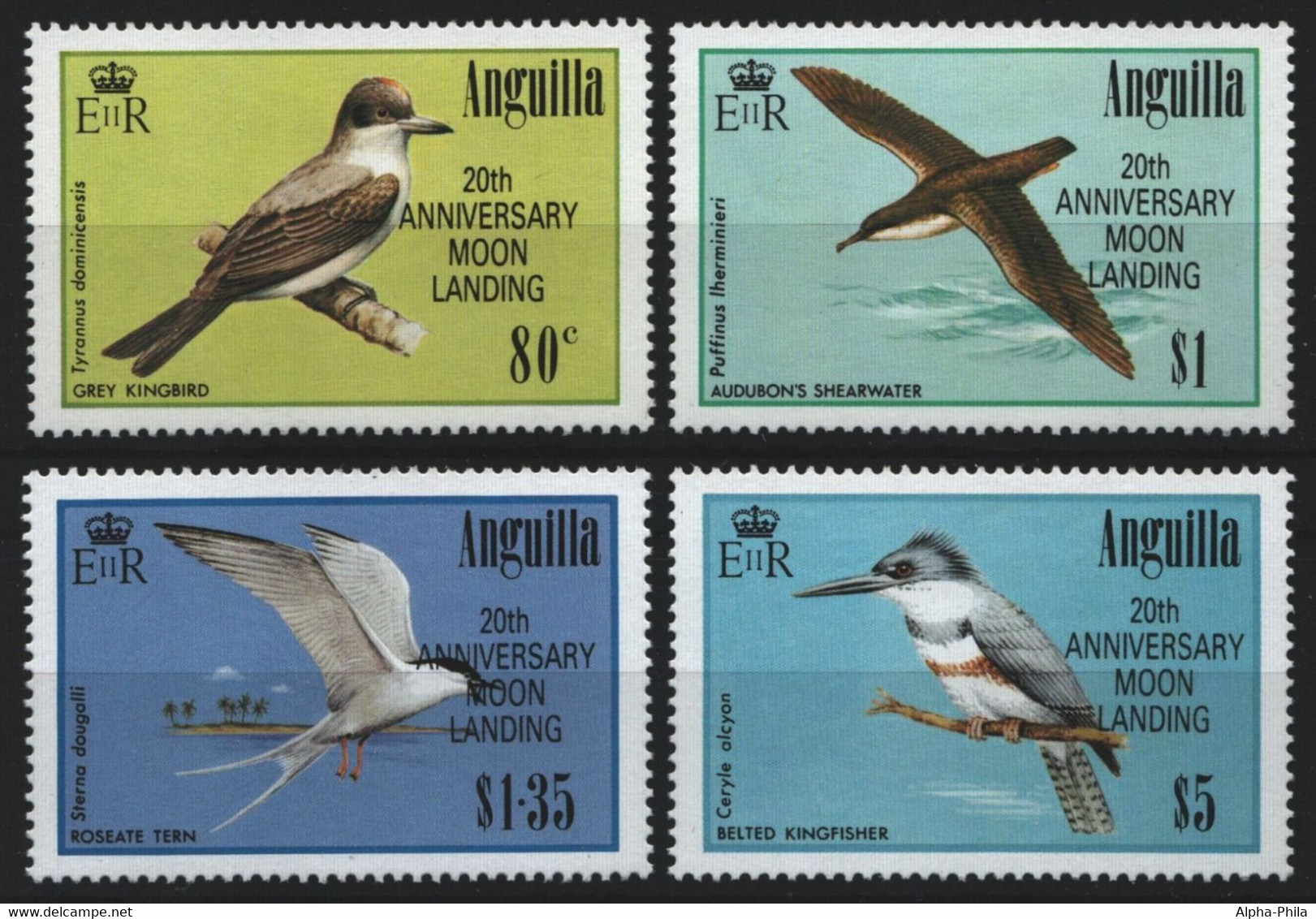 Anguilla 1989 - Mi-Nr. 806-809 ** - MNH - Vögel / Birds - Anguilla (1968-...)