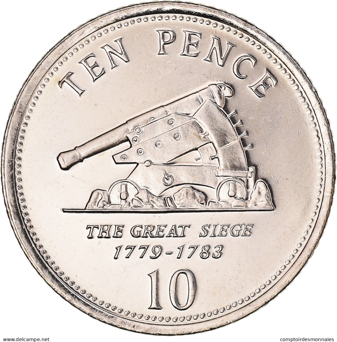 Monnaie, Gibraltar, Elizabeth II, 10 Pence, 2006, Pobjoy Mint, SPL - Gibraltar
