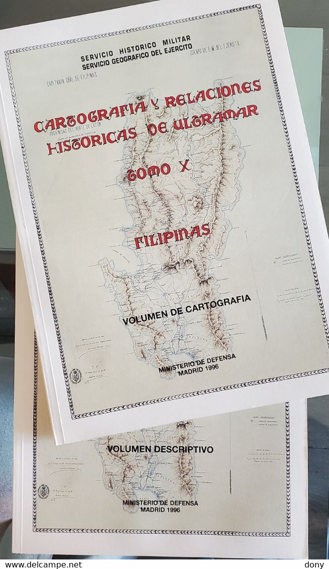 Cartografía Y Relaciones Históricas De Ultramar, Tomo X. Filipinas  Ministerio De Defensa, 1996 - Géographie & Voyages