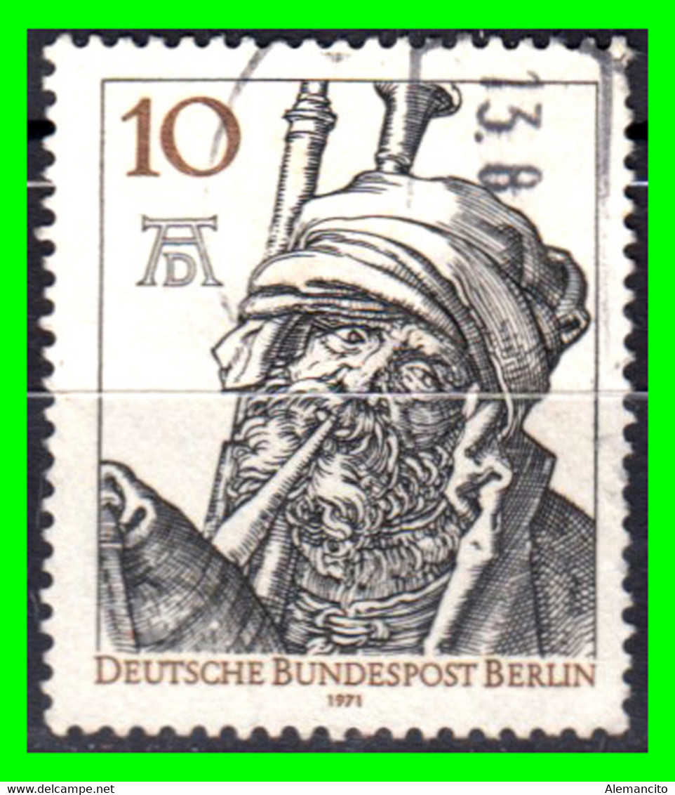 ALEMANIA FEDERAL - (GERMANY) – ( BERLIN - SELLO AÑO 1971 DEL GRABADOR PINTOR ALBRECHT DÜRER-.) - Gebraucht