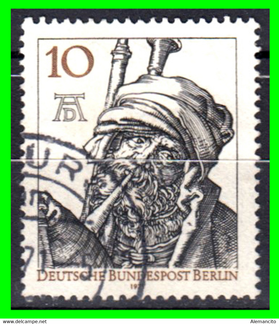 ALEMANIA FEDERAL - (GERMANY) – ( BERLIN - SELLO AÑO 1971 DEL GRABADOR PINTOR ALBRECHT DÜRER-.) - Gebraucht