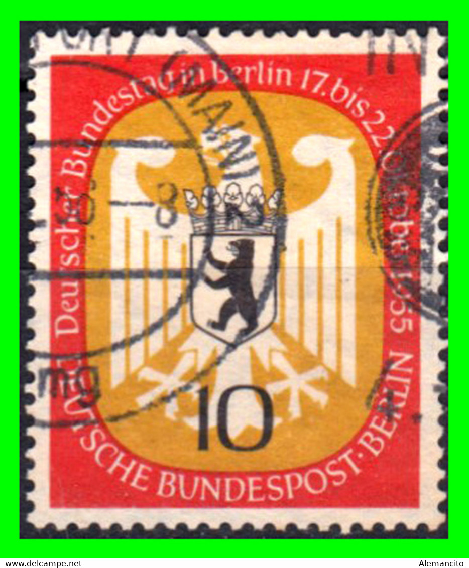 ALEMANIA FEDERAL - (GERMANY) – ( BERLIN - SELLO AÑO 1955 DIETA FEDERAL -.) - Gebraucht