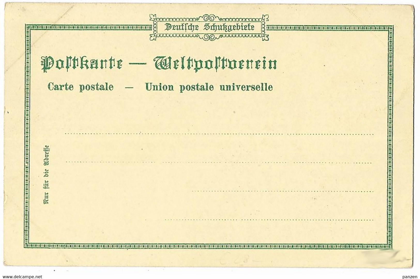 Germany Colony Togo 1905 Litho Postcard   F2.8 - Ohne Zuordnung