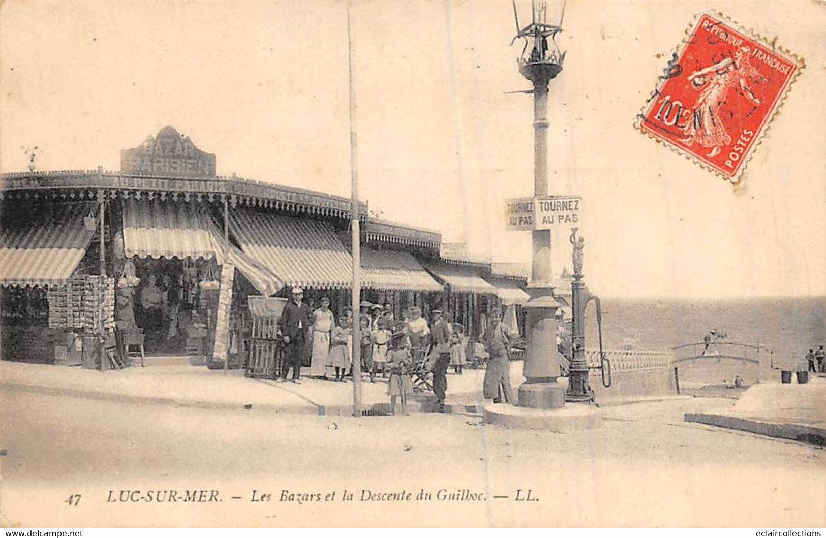 Luc Sur Mer            14        Les Bazars Et La Decente Du Quilhoc    N° LL 47      (voir Scan) - Luc Sur Mer