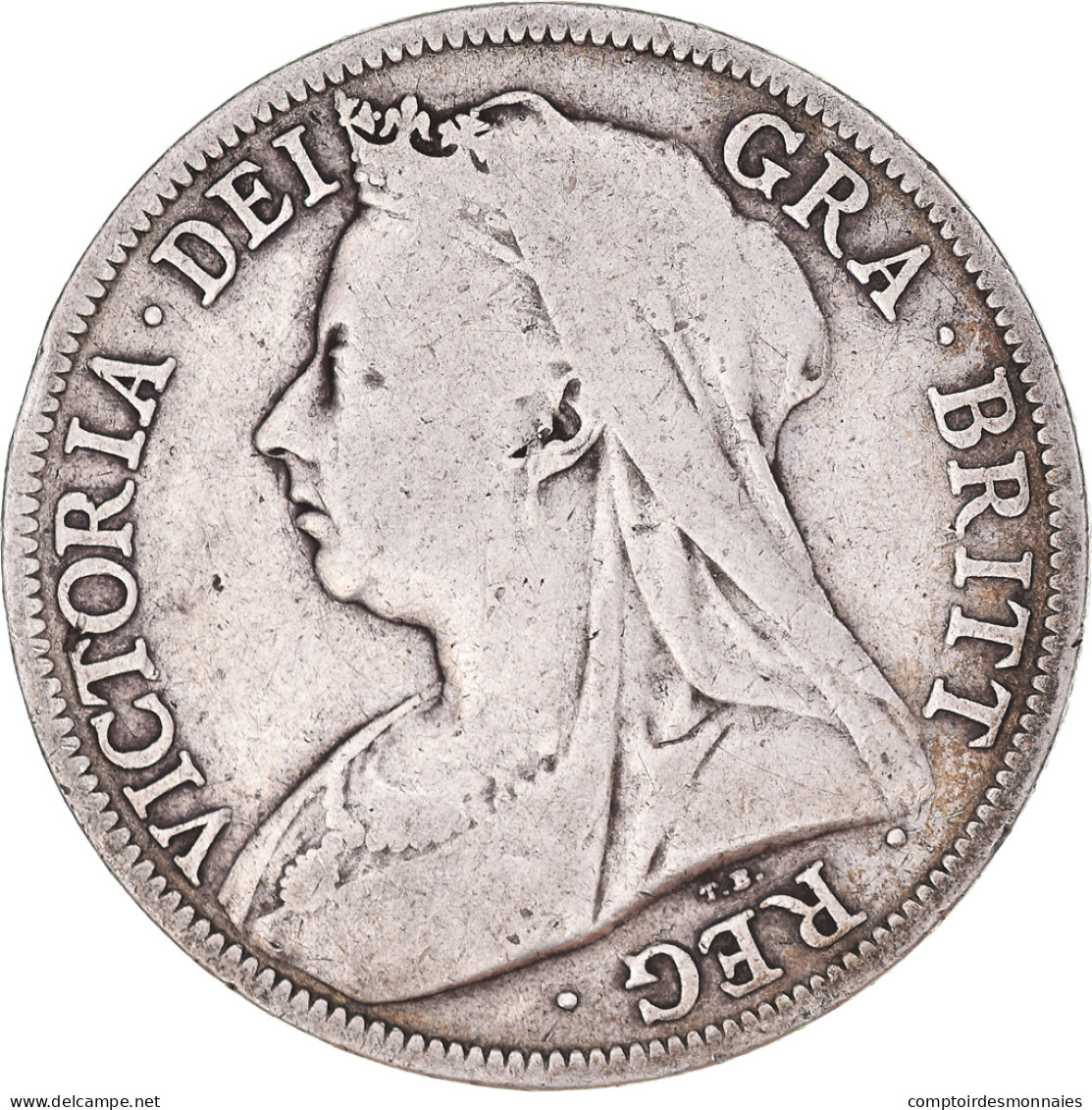 Monnaie, Grande-Bretagne, Victoria, 1/2 Crown, 1898, TB+, Argent, KM:782 - K. 1/2 Crown