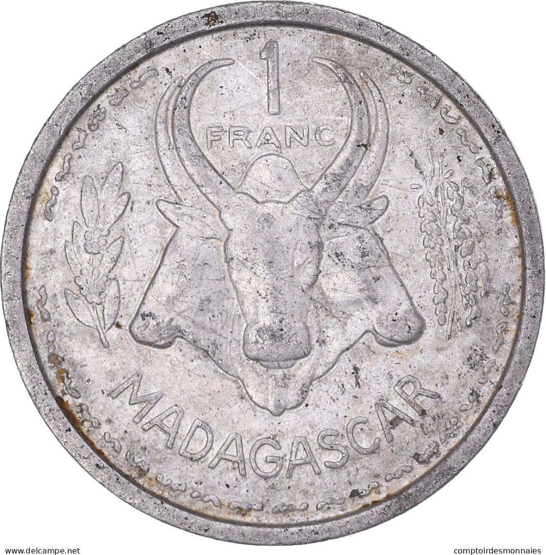 Monnaie, Madagascar, 1 Franc, 1948, Paris, TB, Aluminium - Madagascar