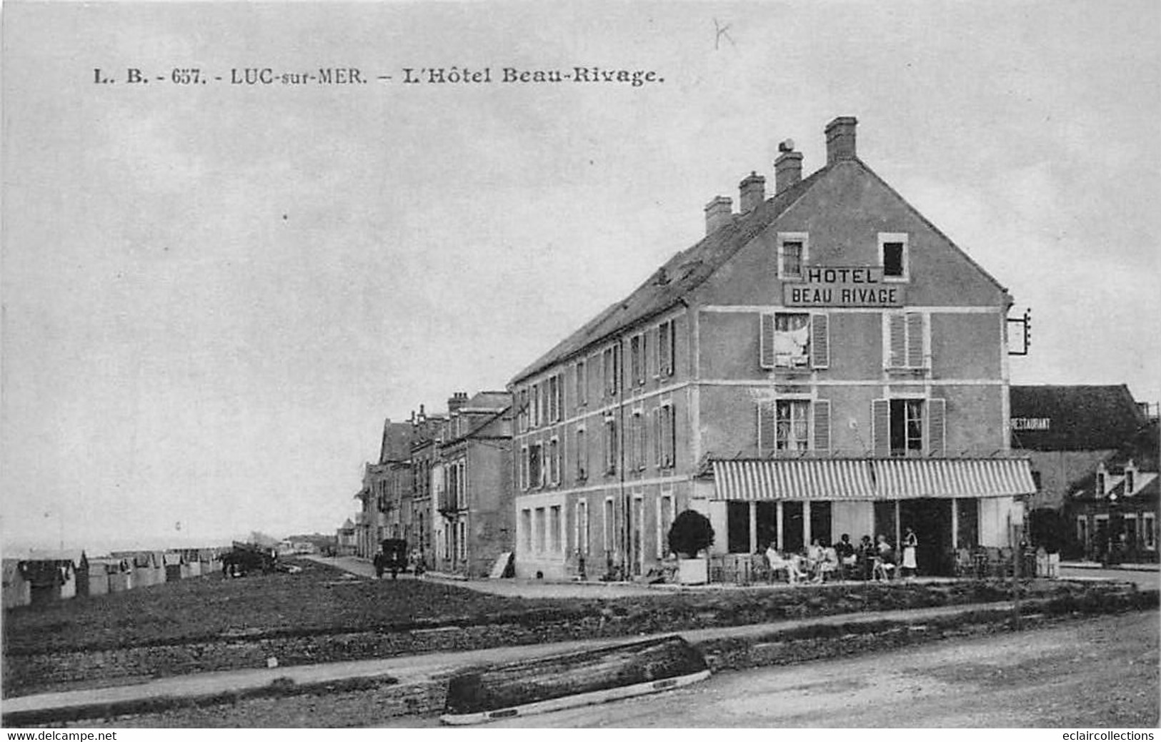 Luc Sur Mer            14          Hôtel Beau-Rivage        (voir Scan) - Luc Sur Mer