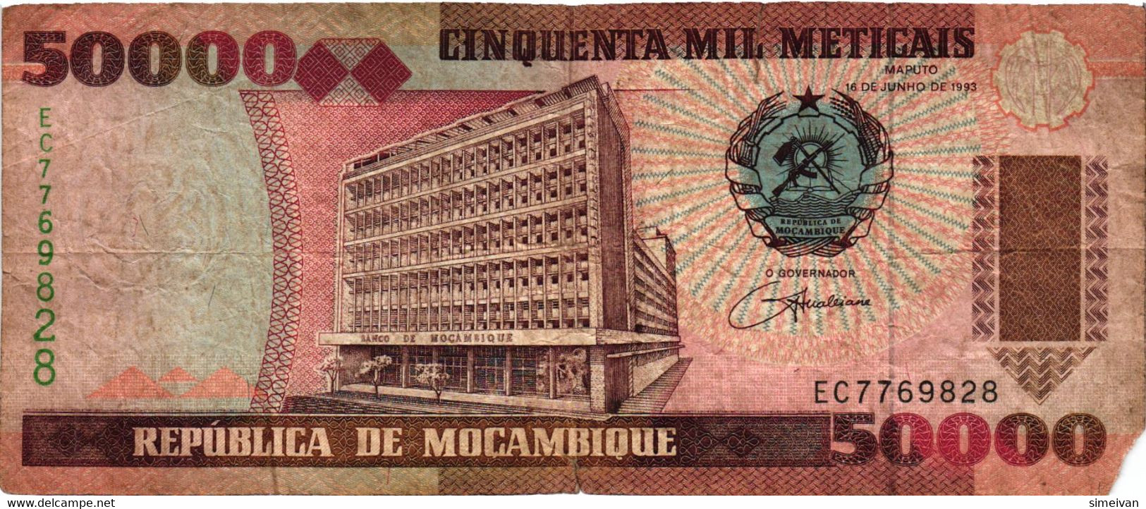 Mozambique 50000 Meticais 1993 P-138   Mosambik #4196 - Mozambique