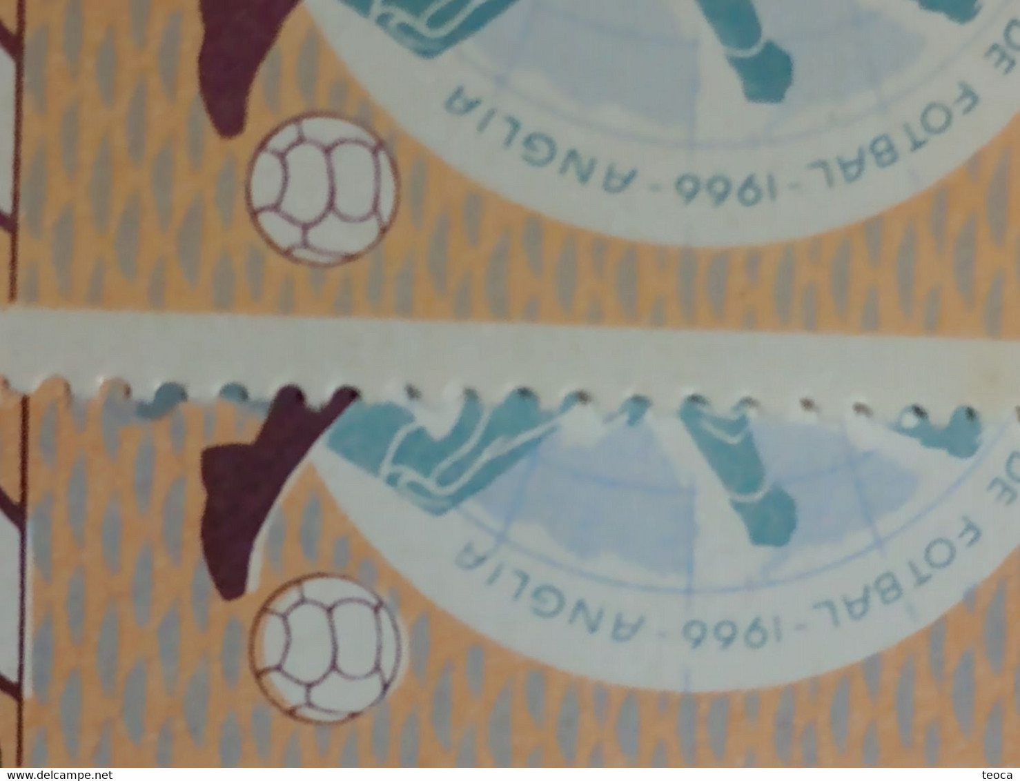 Stamps Errors Romania 1966 soccer World cup 1966 England lot WITH 20 Errors printed diffrent Errors misplaced player