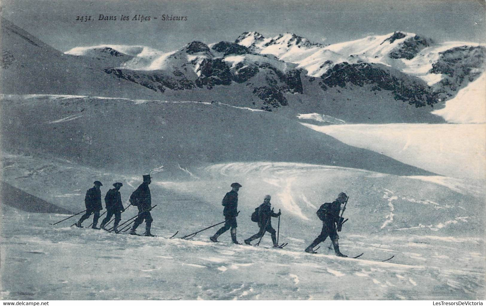 CPA - Dans Les Alpes - Skieurs - Collection LA PLUS BELLE F. De MIGIEU, Editeur, Chambéry - Sports D'hiver