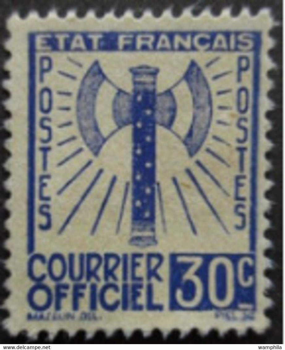 France Timbre De Service N°2 (*). Cote 40€ - Otros & Sin Clasificación