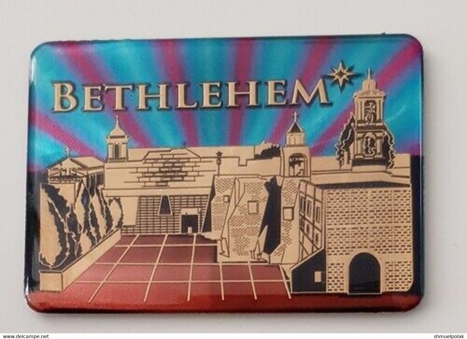 Tourism Souvenir Bethlehem City On The Mount Hebron In The Judean Hills Magnet - Tourism