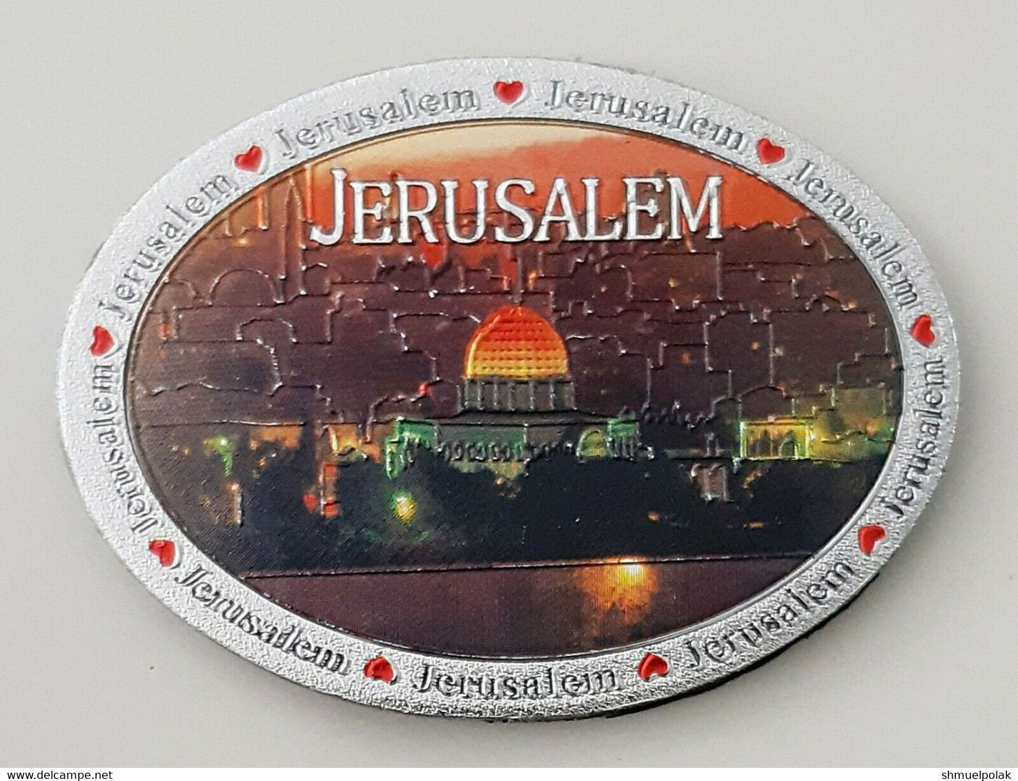 Tourism Souvenir "JERUSALEM" The Capital Of The State Of Israel Fridge Magnet - Tourism