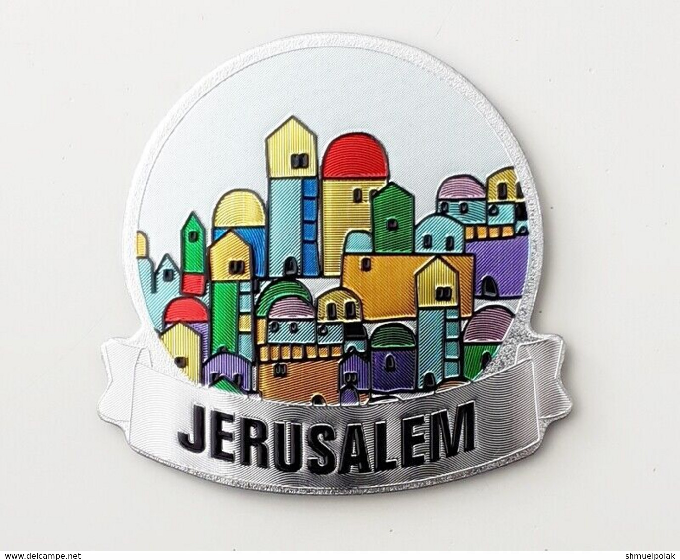 ISRAEL TOURISM SOUVENIR "JERUSALEM" FRIDGE MAGNET - Tourism