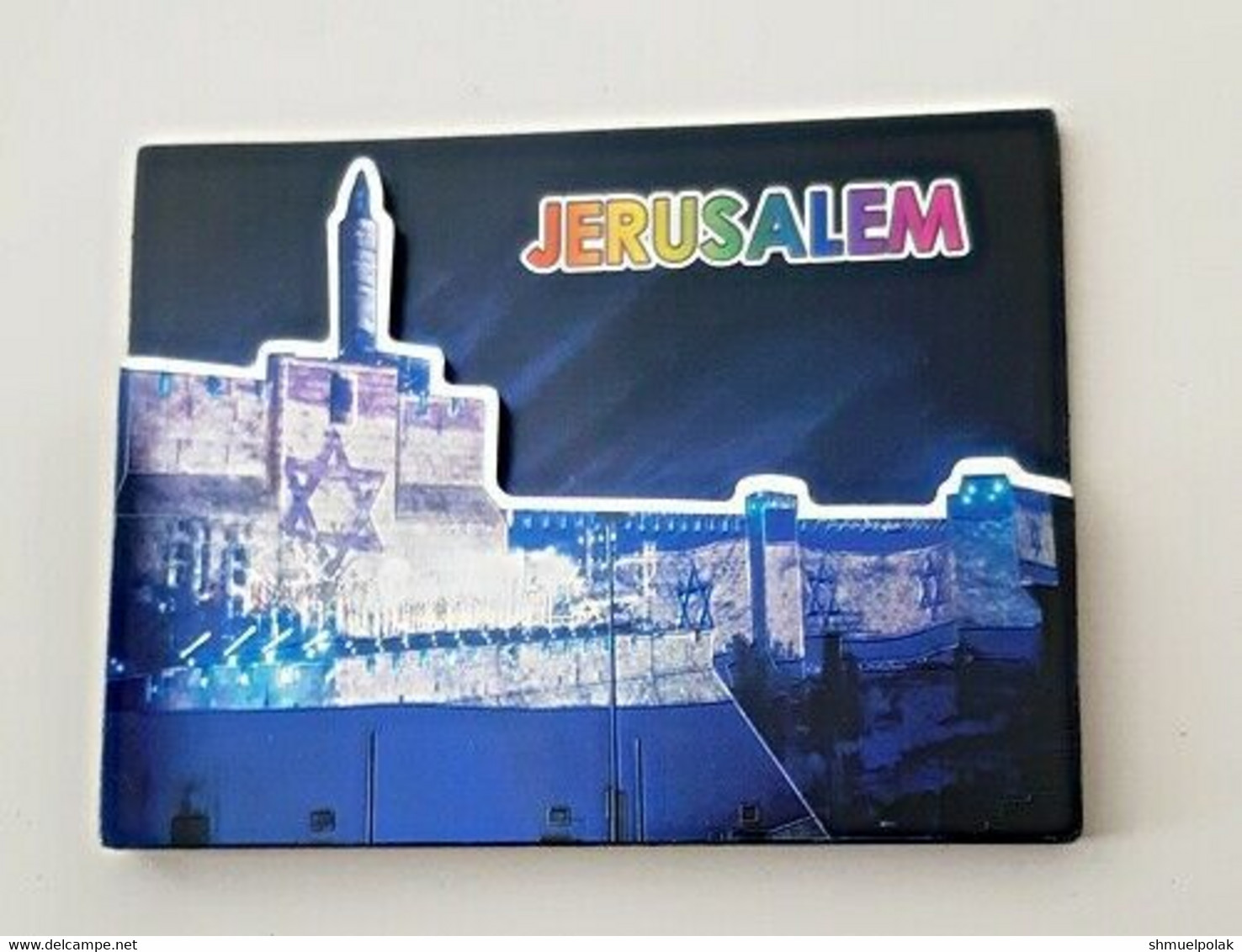 ISRAEL TOURISM SOUVENIR "JERUSALEM" FRIDGE MAGNET - Tourism