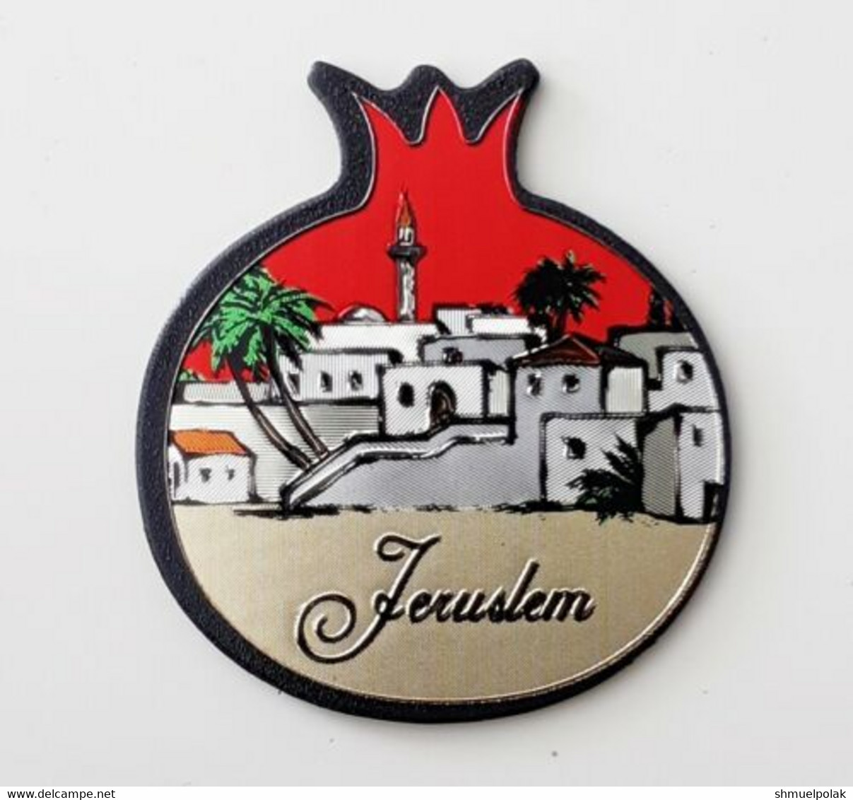 ISRAEL TOURISM SOUVENIR "JERUSALEM" FRIDGE MAGNET - Tourism