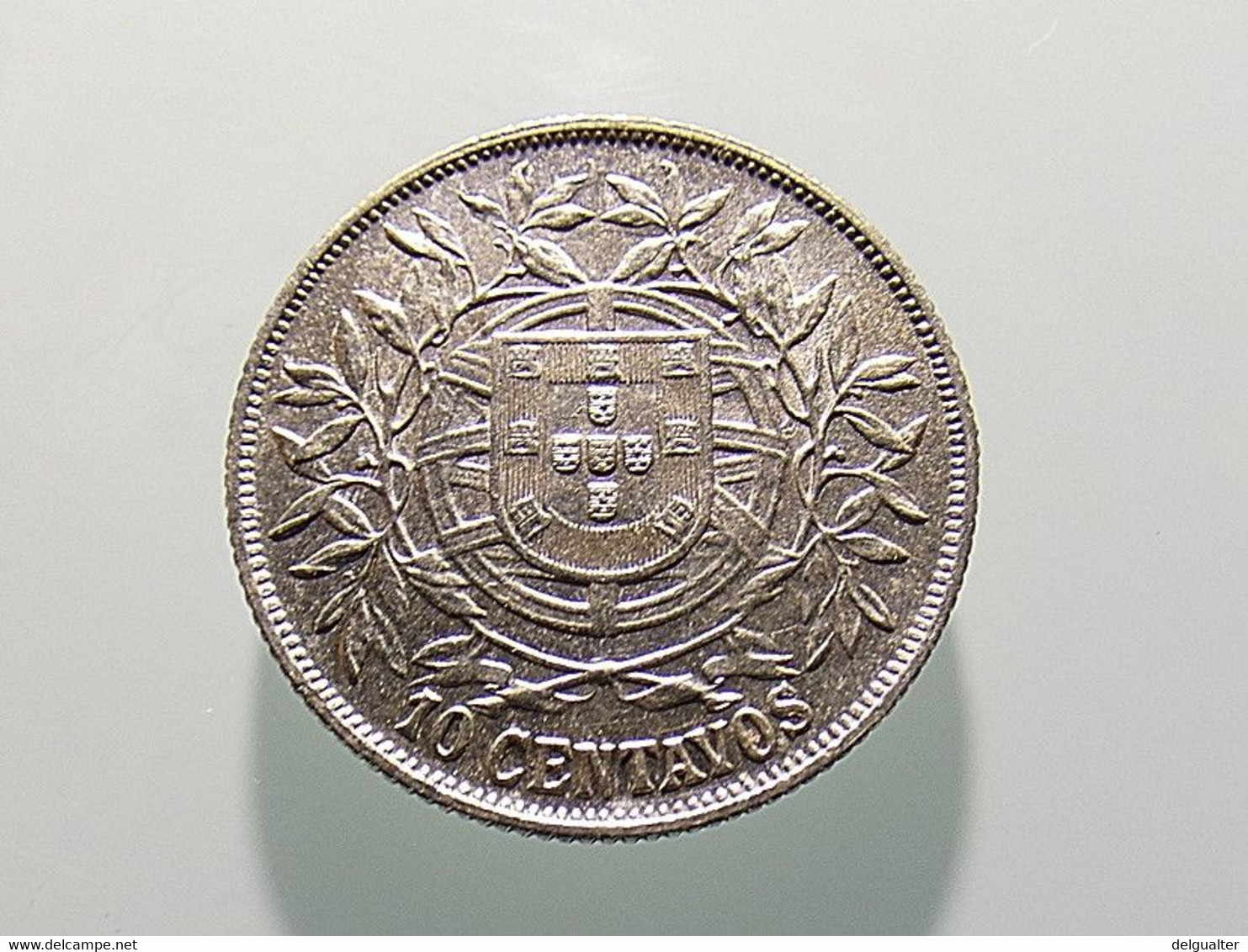 Portugal 10 Centavos 1915 Silver - Portogallo