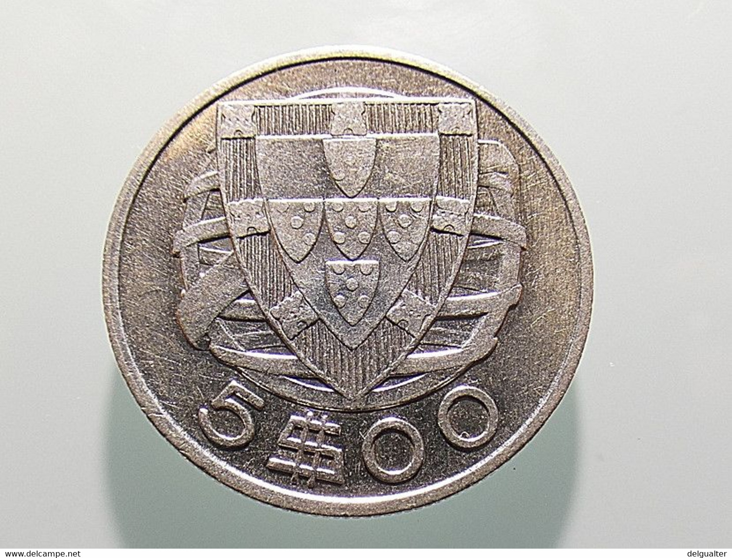 Portugal 5 Escudos 1934 Silver - Portogallo