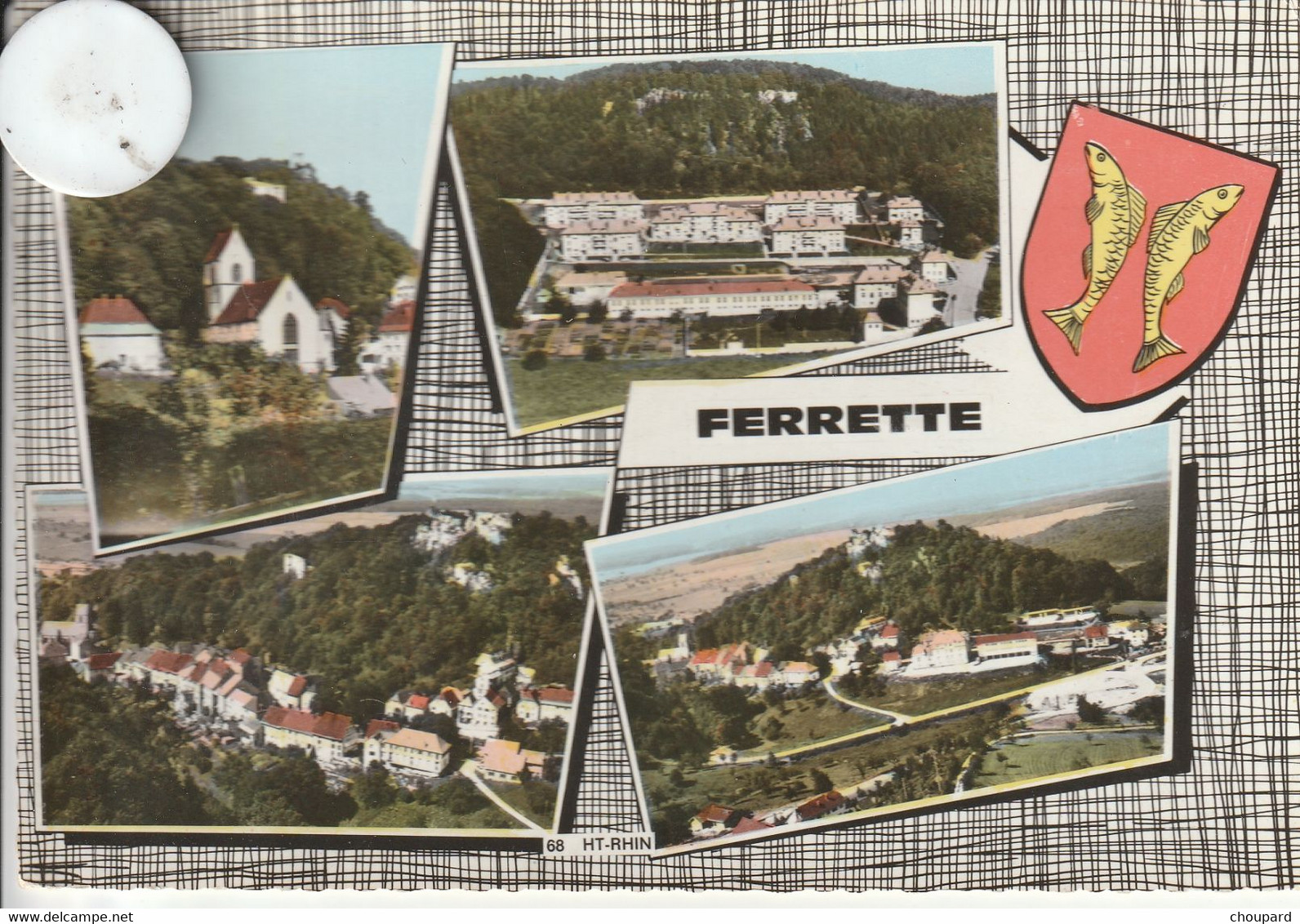 68 - Carte Postale Semi Moderne De FERETTE   Vue Aérienne - Ferrette