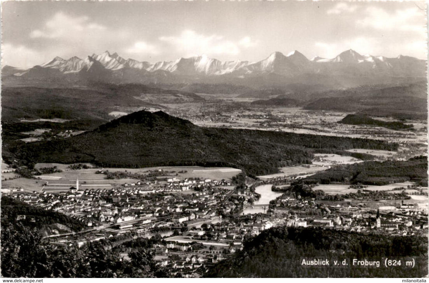 Ausblick V. D. Froburg - Stat. Läufelfingen U. Olten (03634) * 3. 8. 1962 - Läufelfingen