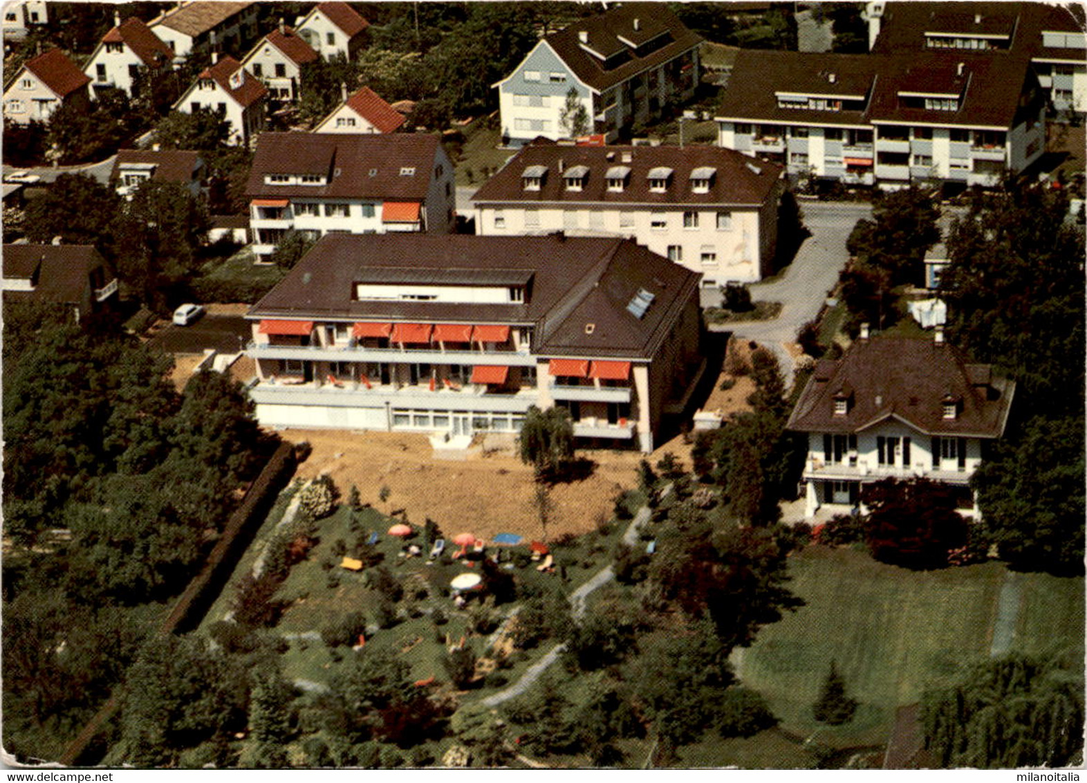 Flugaufnahme Arlesheim BL - Lukas-Klinik (8160) * 29. 6. 1971 - Arlesheim