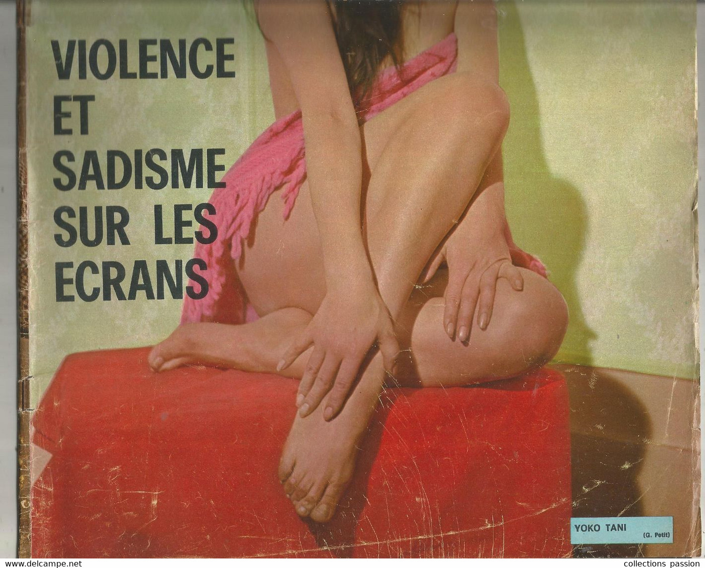 CINE REVUE , 21 Mars 1968 , N° 12, YOKO TANI , Poster BD érotique Central , 38 Pages , 2 Scans , Frais Fr 3.75 E - Cinema