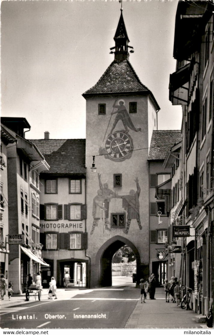 Liestal - Obertor - Innenansicht (2242) * 22. 9. 1960 - Liestal