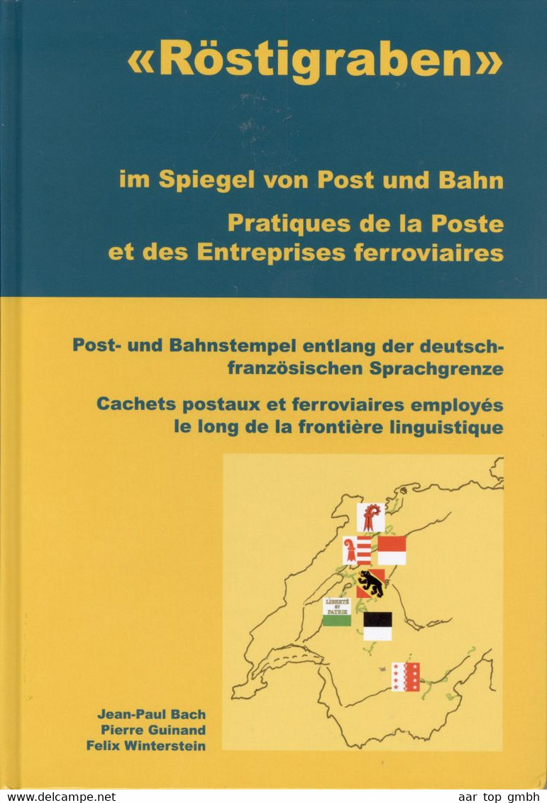 Schweiz, "Röstigraben" Post- Und Bahnstempel Entlang Der Deutsch-französischen Sprachgrenze 2013 Bach158 S.758 Gr - Autres & Non Classés