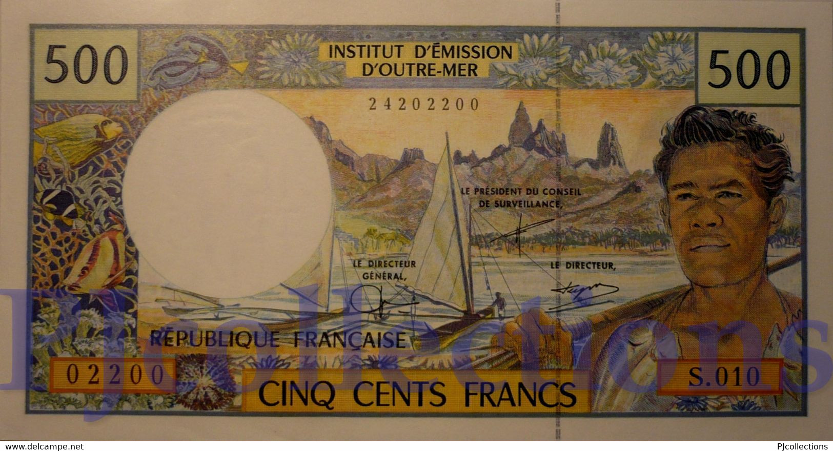 FRENCH PACIFIC TERRITORIES 500 FRANCS 1992 PICK 1d UNC - Territoires Français Du Pacifique (1992-...)