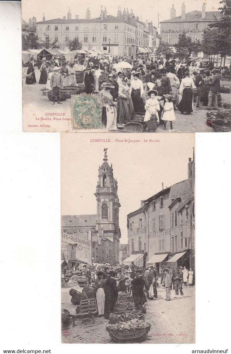 54-LUNEVILLE  LOT DE 2 CARTES - Luneville