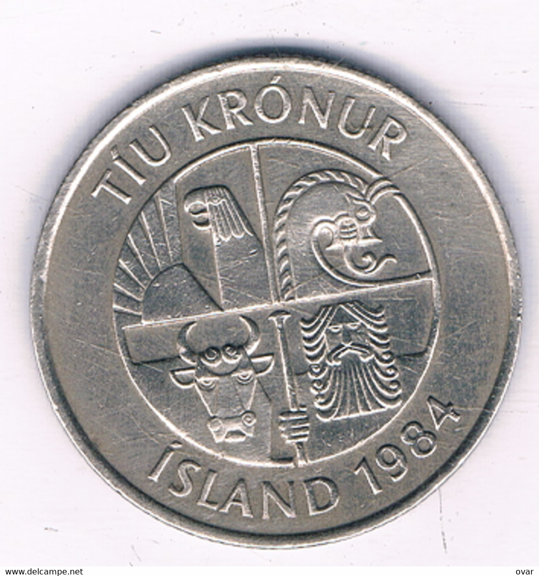 10 KRONUR 1984  IJSLAND /19718/ - Iceland