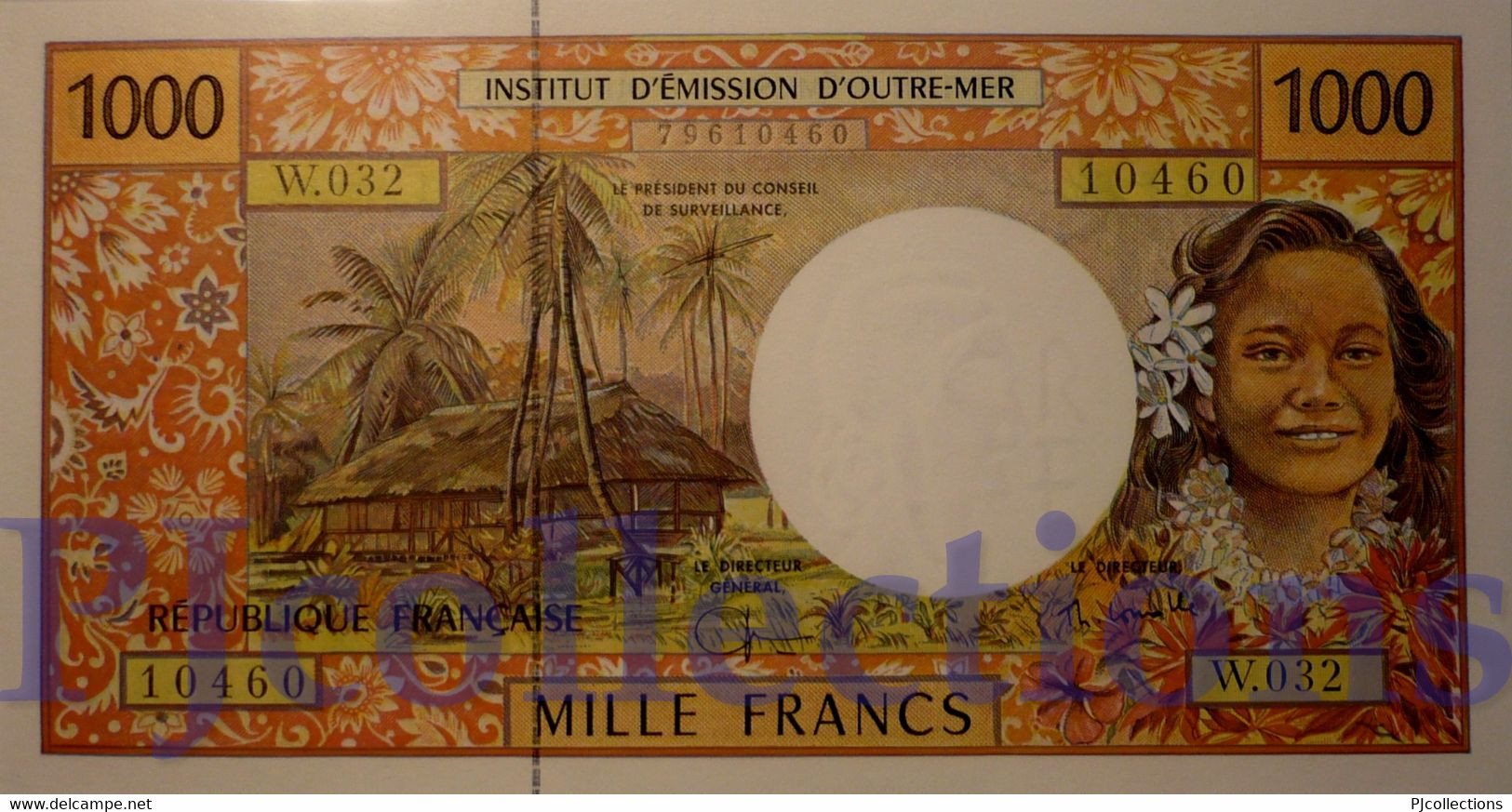 FRENCH PACIFIC TERRITORIES 1000 FRANCS 1996 PICK 2h UNC - French Pacific Territories (1992-...)