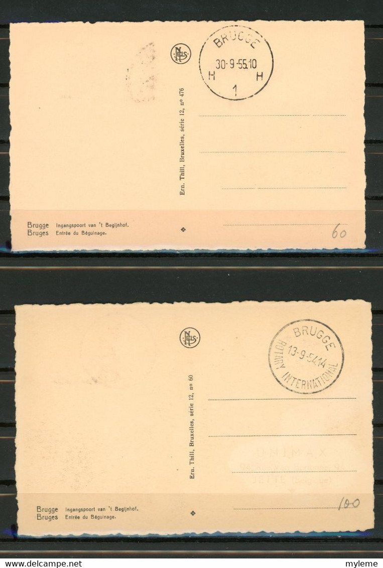 Z20-4 Belgique Carte Maximum N° 946 + 947 En Parfait état  A Saisir !!! - 1951-1960