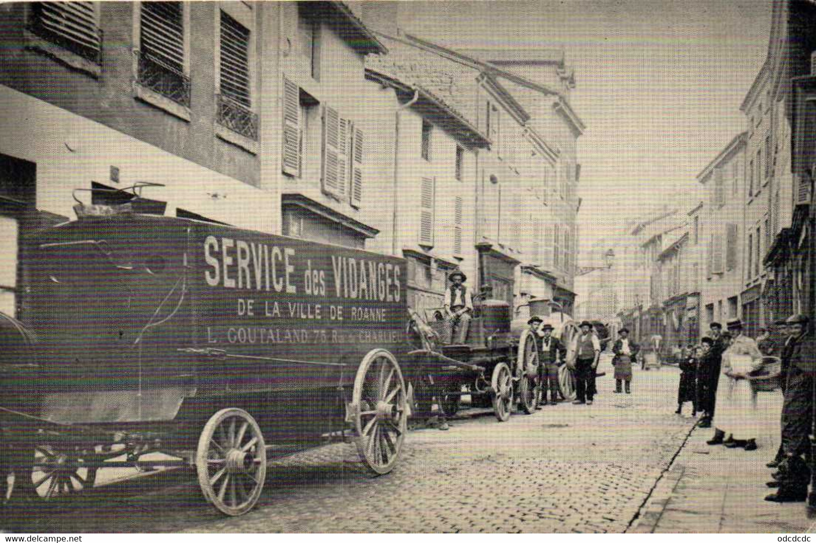 ROANNE 1903 Service Des Vidanges RV - Roanne