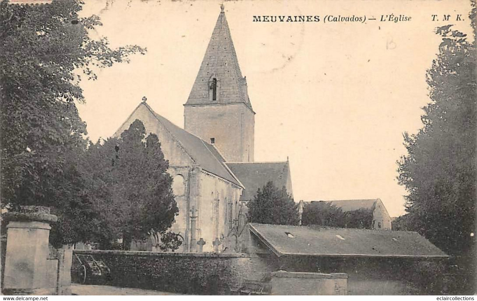 Meuvaines            14         Eglise  Et Cimetière        (voir Scan) - Sonstige & Ohne Zuordnung