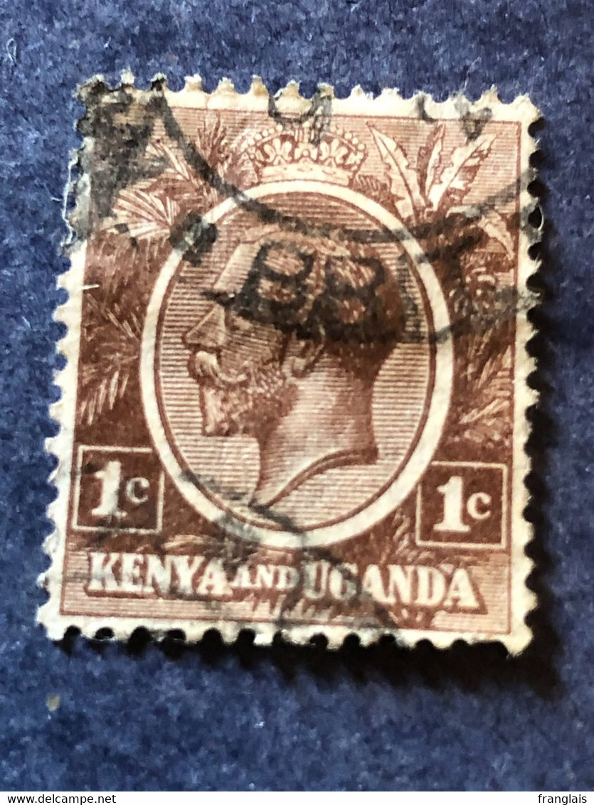 KENYA AND UGANDA  SG 76   1c Pale Brown FU - Kenya & Oeganda