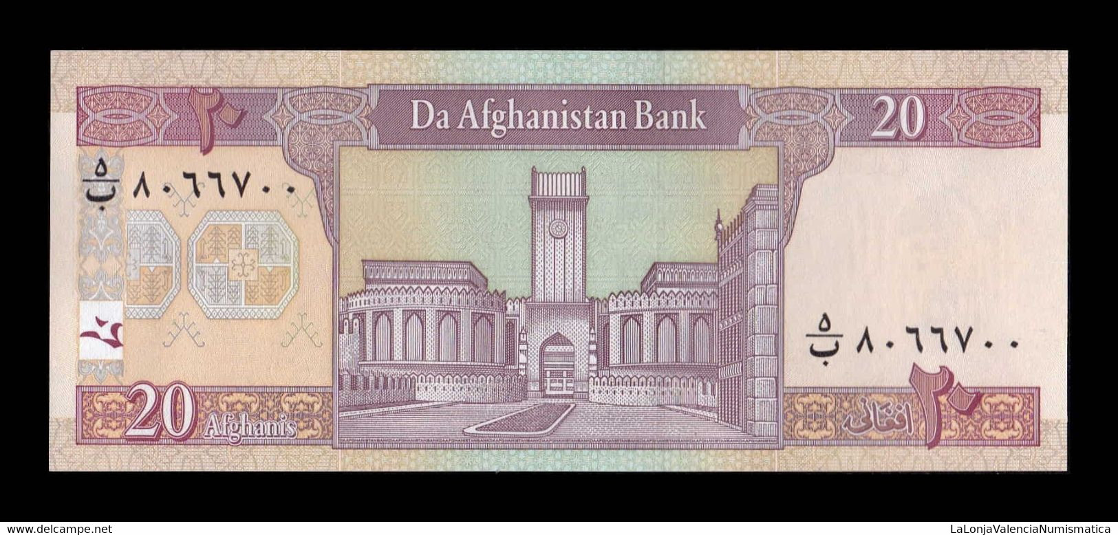 Afganistán Afghanistan 20 Afghanis 2004 Pick 68b (2) Sc Unc - Afghanistan