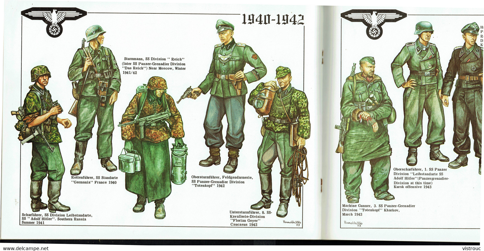 "WAFFEN SS In Action" - Squadron/Signal Publications - WEAPONS N° 3 - Year 1973 - UK. - Guerra 1939-45