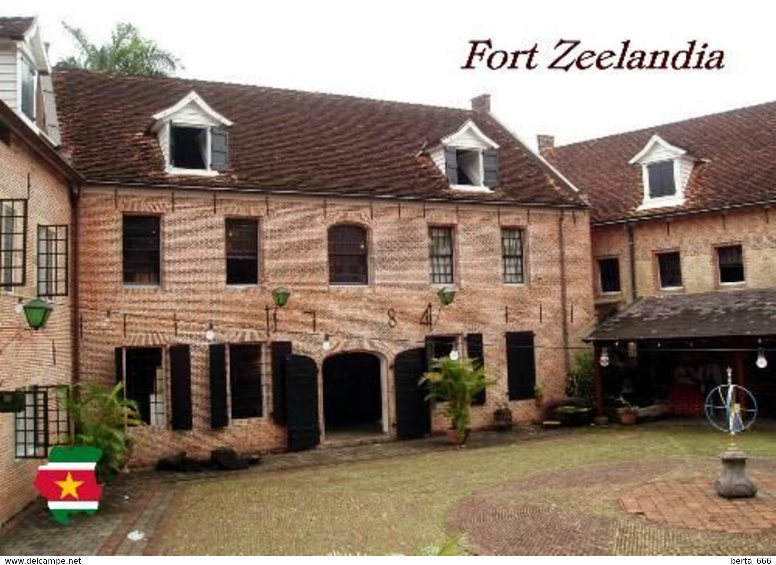 Suriname Paramaribo Fort Zeelandia Fortress New Postcard - Surinam