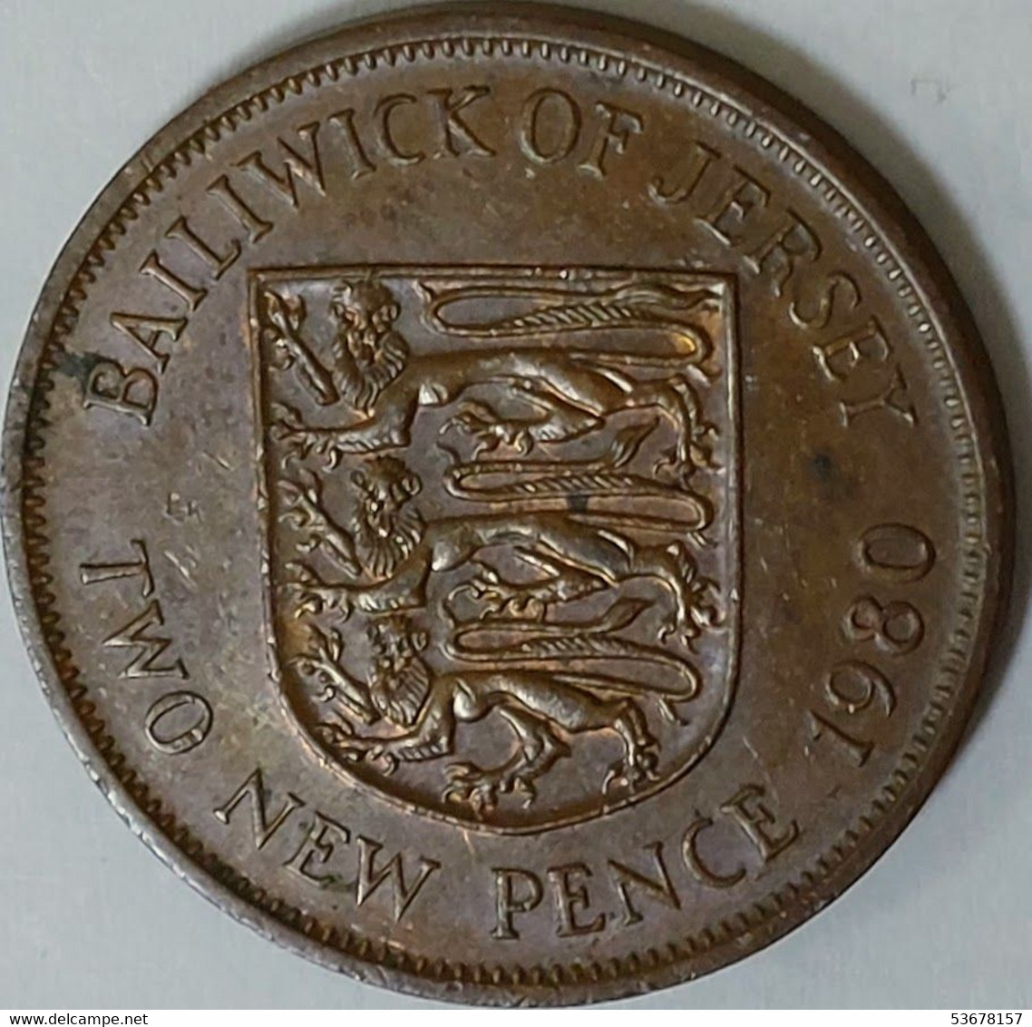 Jersey - 2 New Pence 1980, KM# 31 #1312 - Jersey