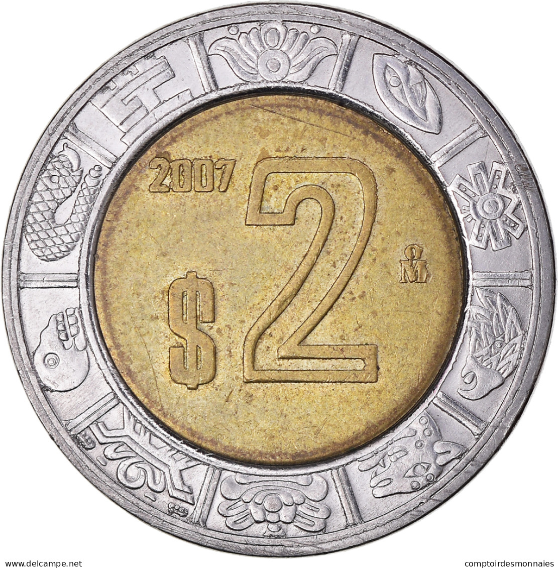 Monnaie, Mexique, 2 Pesos, 2007 - Mexique