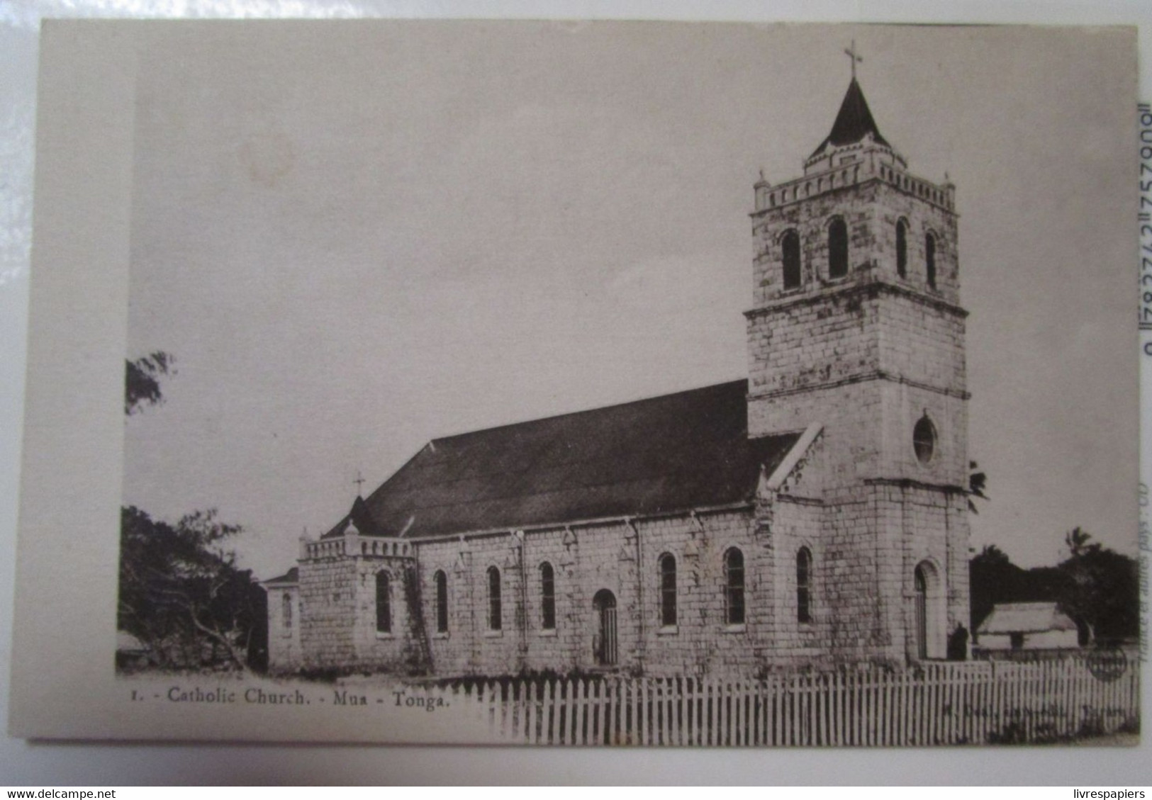 Oceanie Tonga Mua Catholic Church  Cpa - Tonga