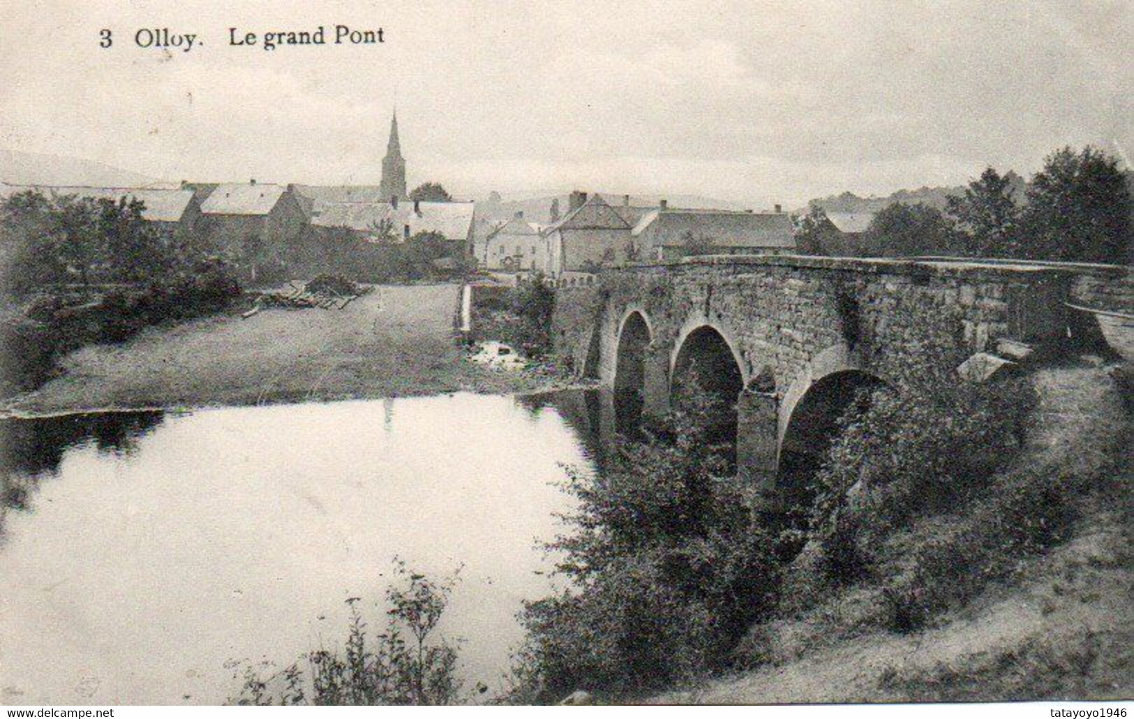 Olloy  Le Grand Pont Voyagé En 1912 - Philippeville