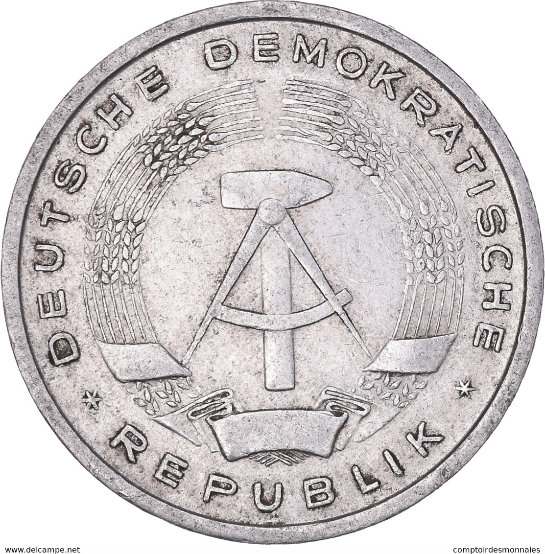 Monnaie, République Démocratique Allemande, Mark, 1956, Berlin, TTB+ - 1 Mark