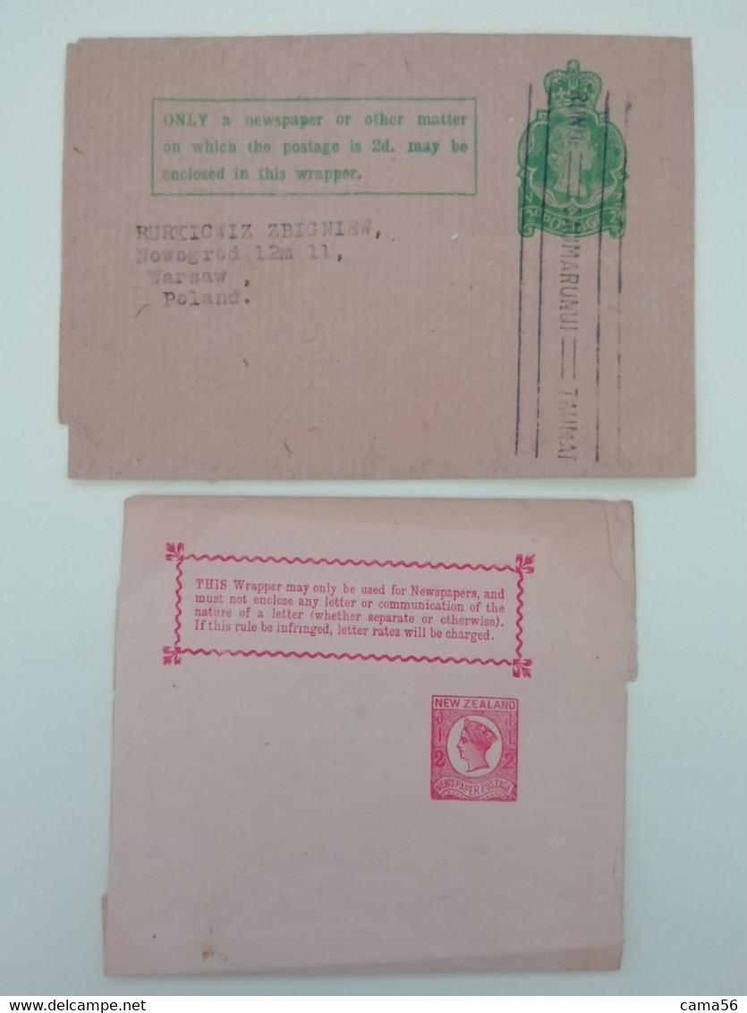 Nuova Zelanda Wrapper - Postal Stationery