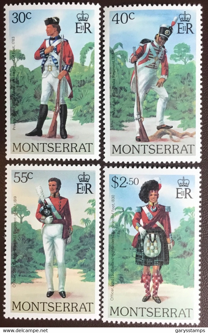 Montserrat 1979 Military Uniforms MNH - Montserrat