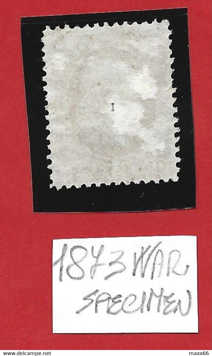 STATI UNITI - U.S.A. - MNG NUOVO - 1873 Sn# US O83S 1 C. War Dept SPECIMEN - Dienstmarken